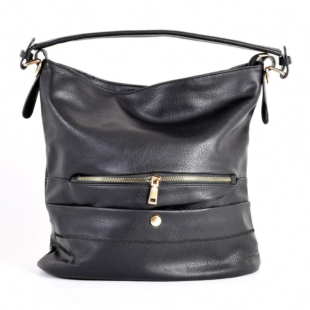 Cartera Bote Cierre Inferior Negro-0