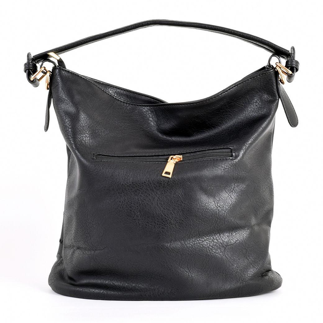 Cartera Bote Cierre Inferior Negro-2