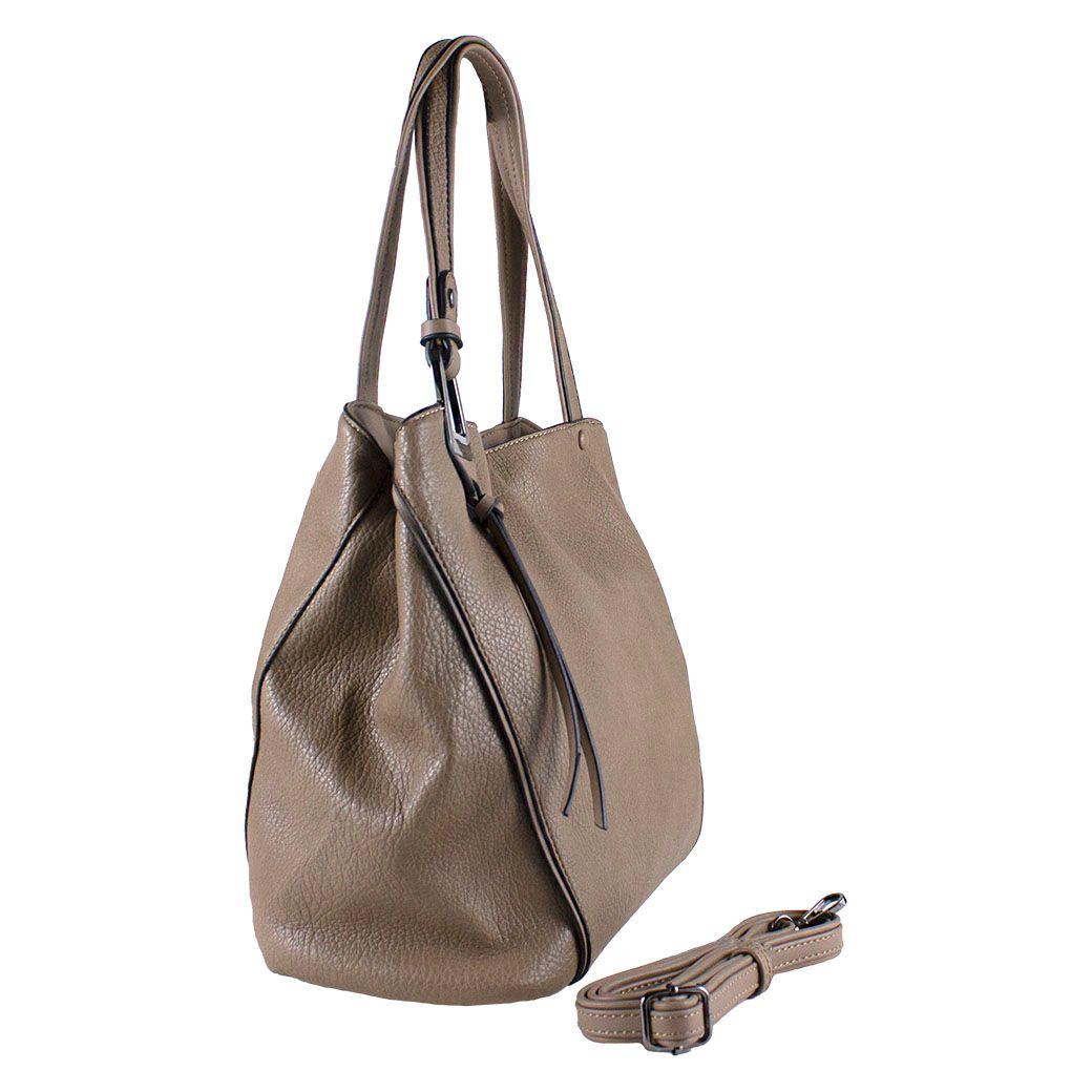 Cartera Metal Lateral Taupe-1