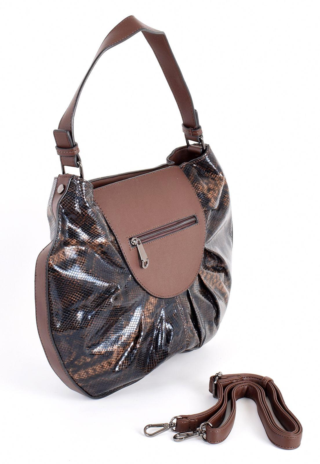 Cartera Animal Print Disco 2 Cierres Moro-1