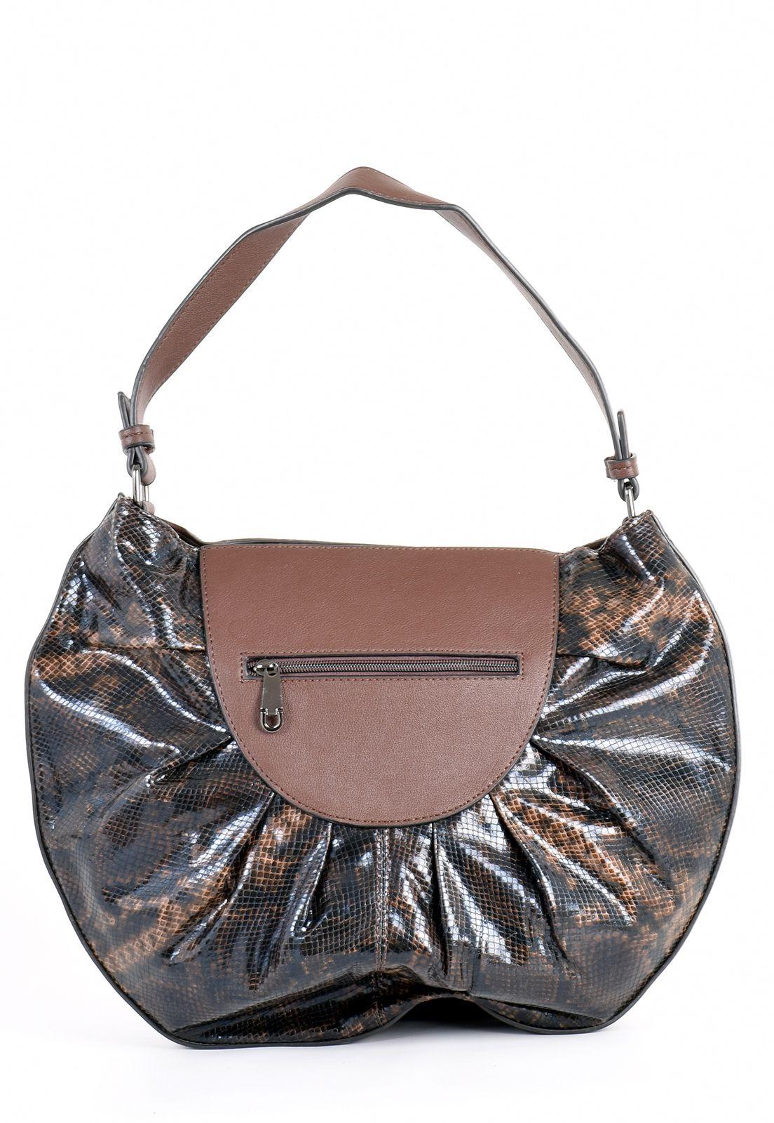 Cartera Animal Print Disco 2 Cierres Moro-2