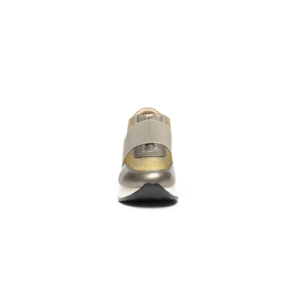 Zapatilla Plataforma Talon Leo 736 Mujer Asfalto Mailea-2