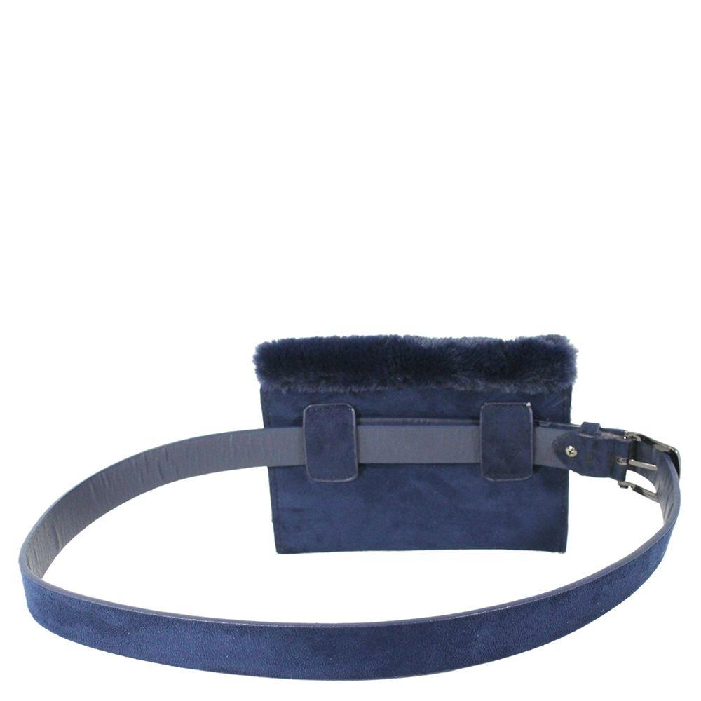 Cinturon Bolsillo Pelo Azul-5