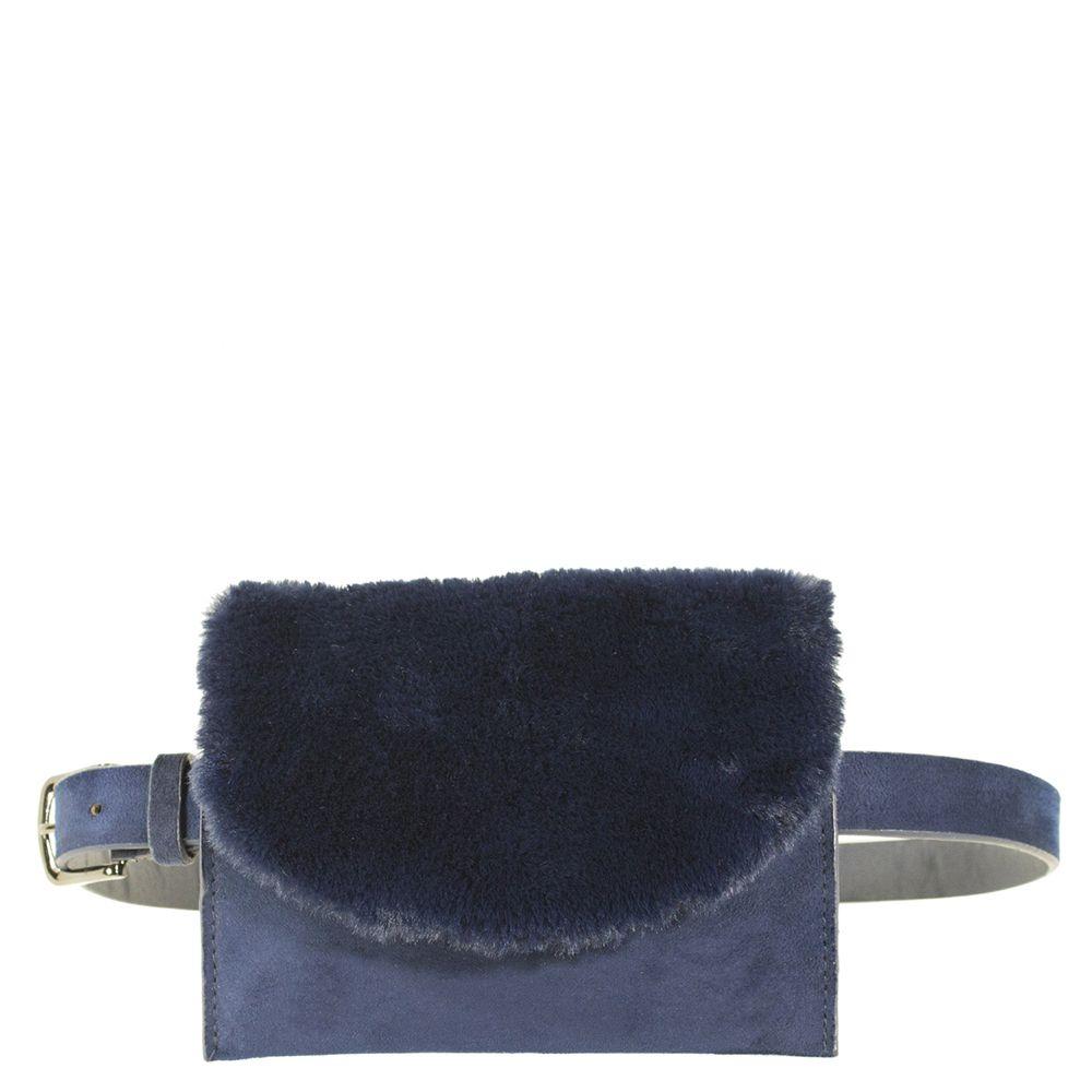 Cinturon Bolsillo Pelo Azul-3