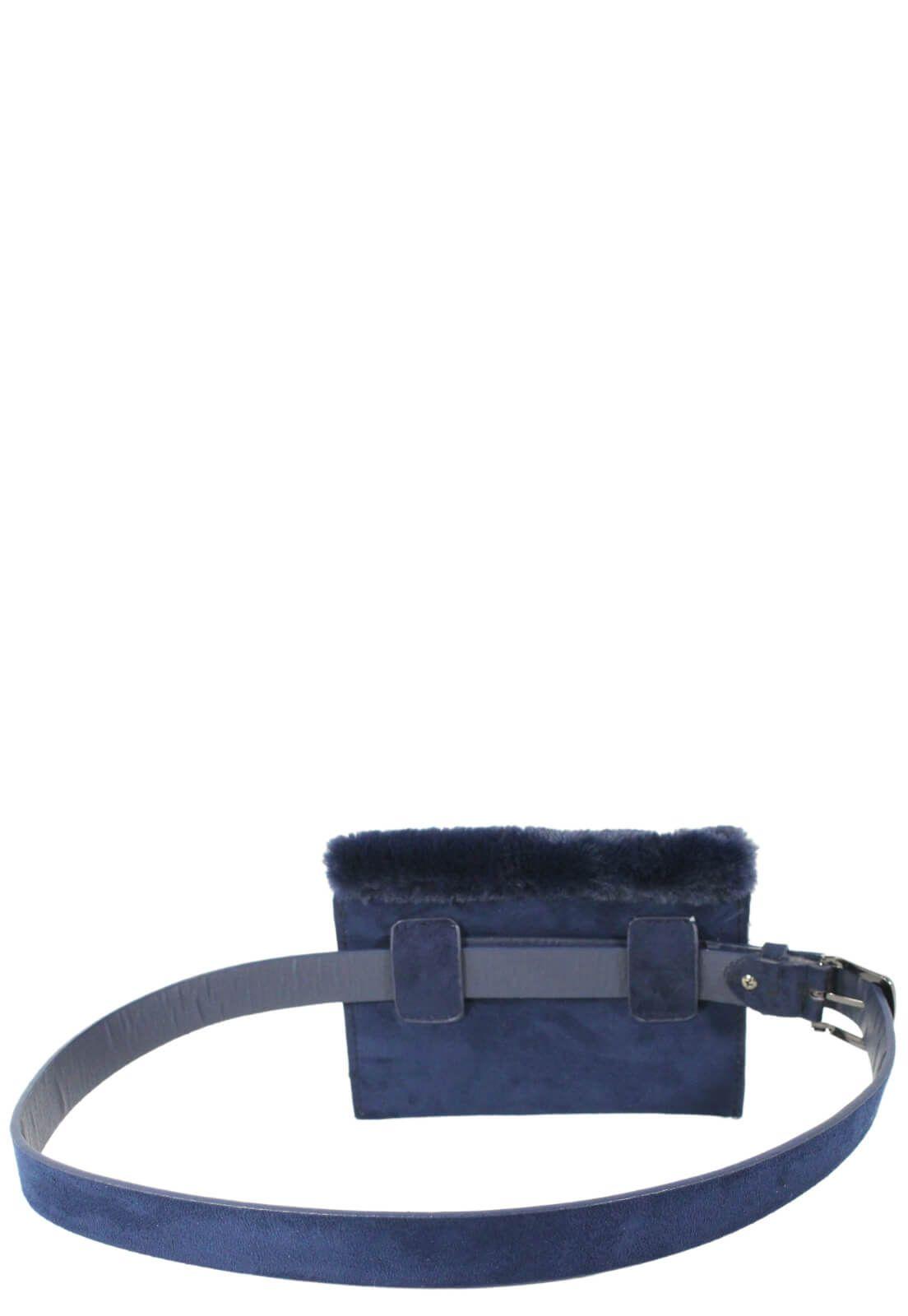 Cinturon Bolsillo Pelo Azul-2