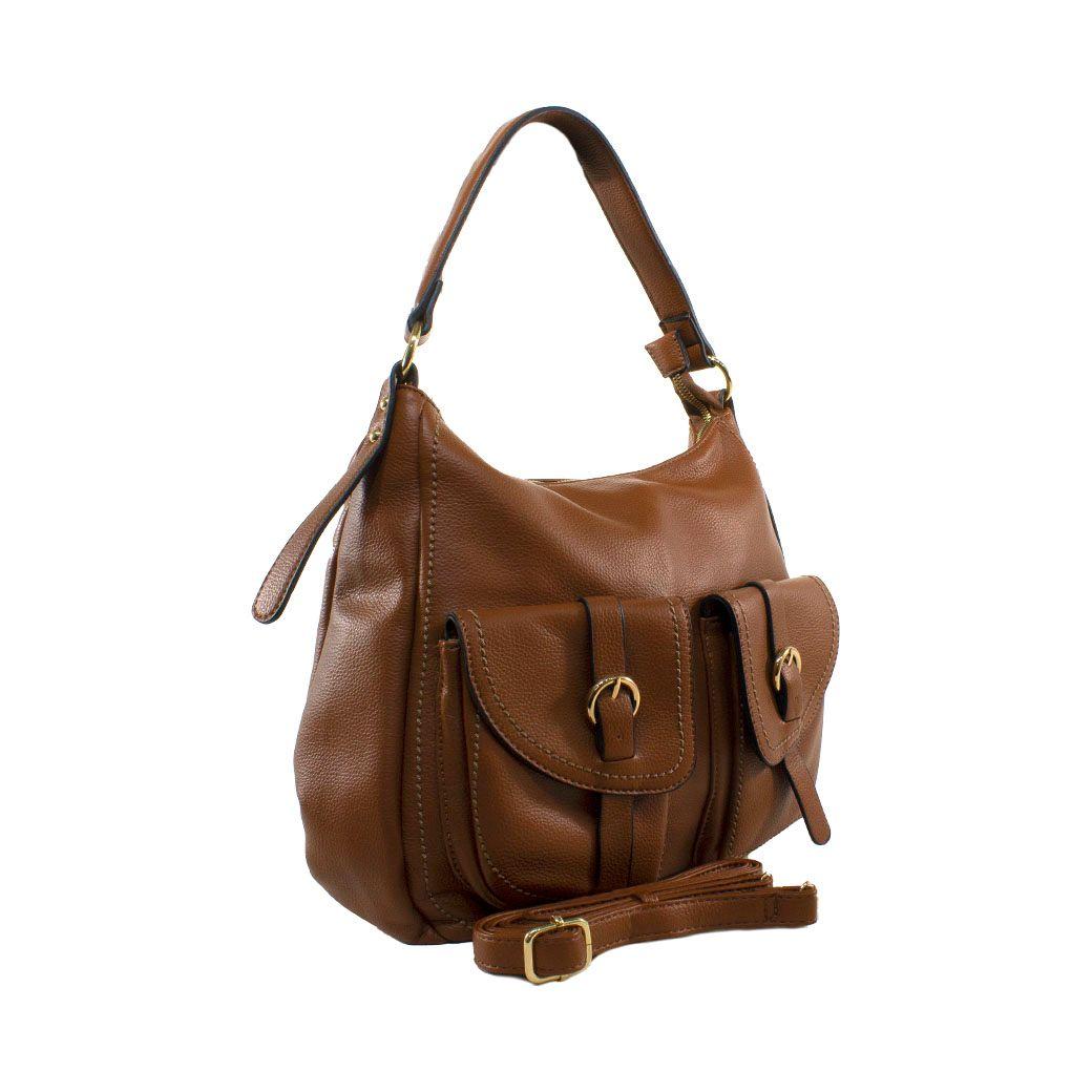 Cartera Base Acolchada Tostado-1
