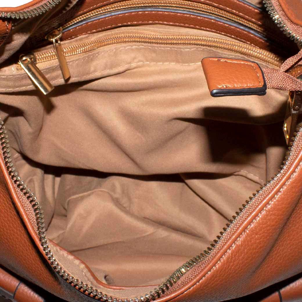 Cartera Base Acolchada Tostado-3