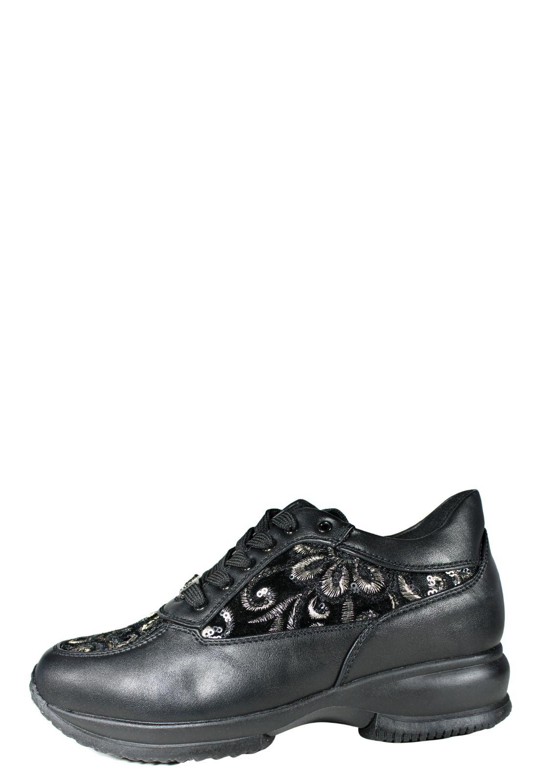 Zapatilla Bordado Flor Oro-1