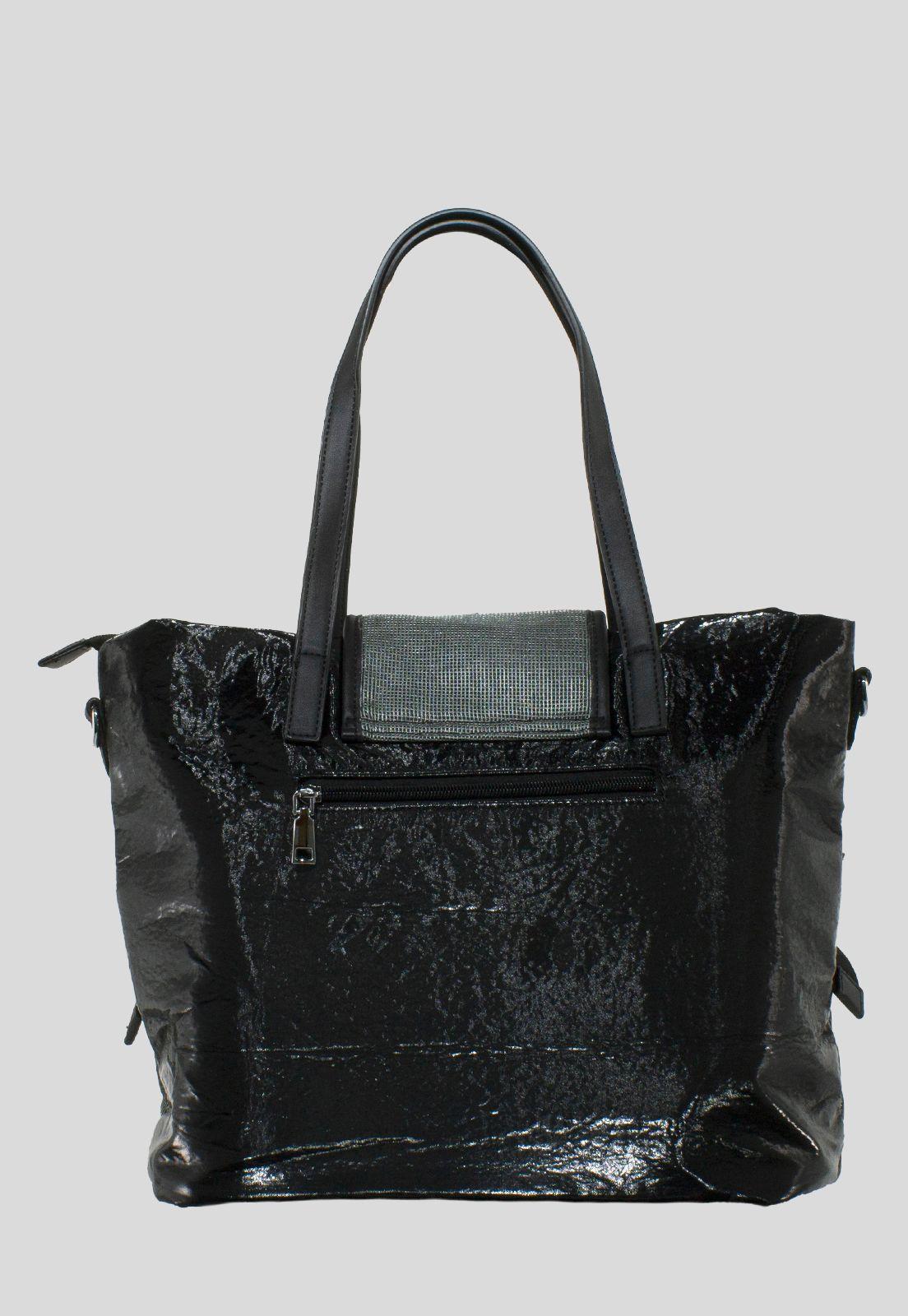 Cartera Franjas Negras Negro-2