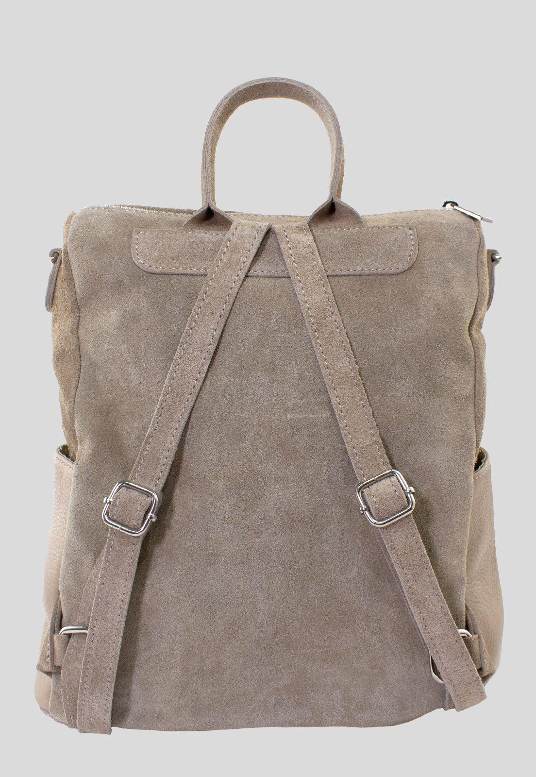 Mochila Reno Base Cuero Taupe-2