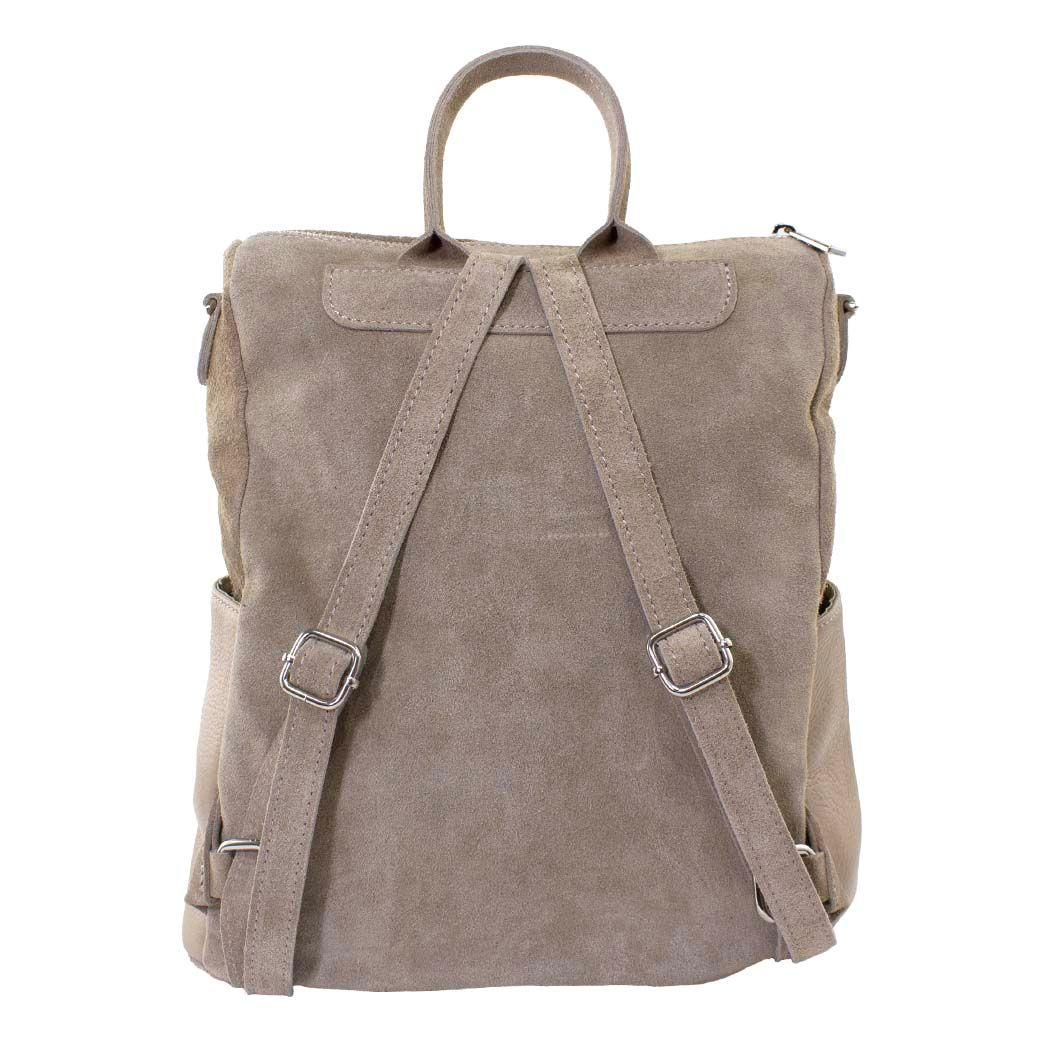 Mochila Reno Base Cuero Taupe-2