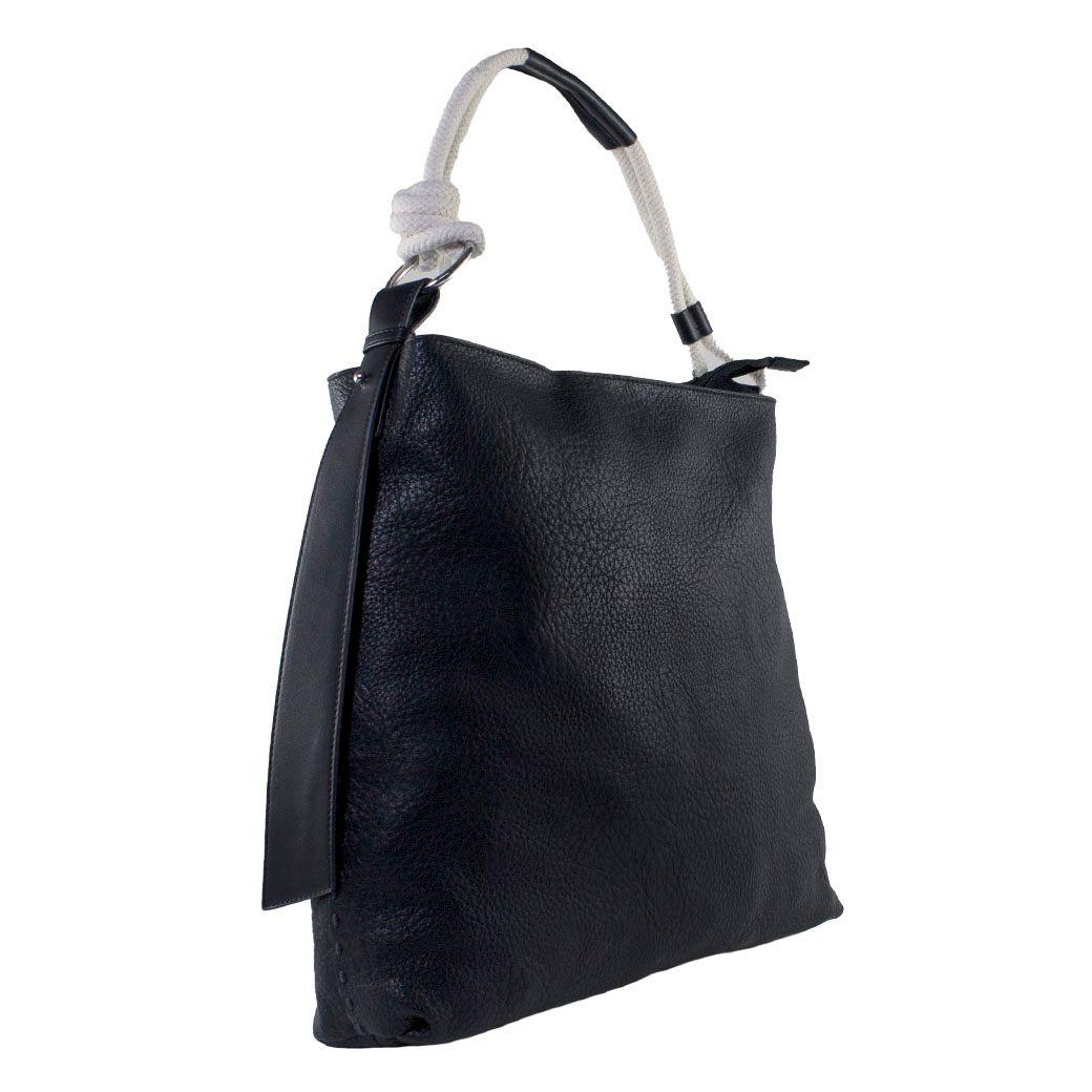 Cartera Manilla Cuerda Negro-1