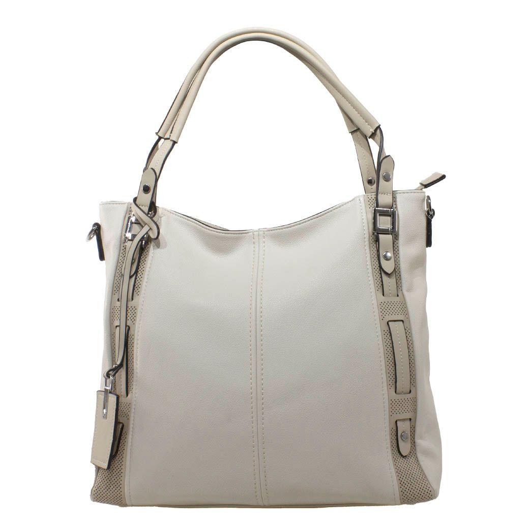 Cartera C/Correa Frontal Beige-0