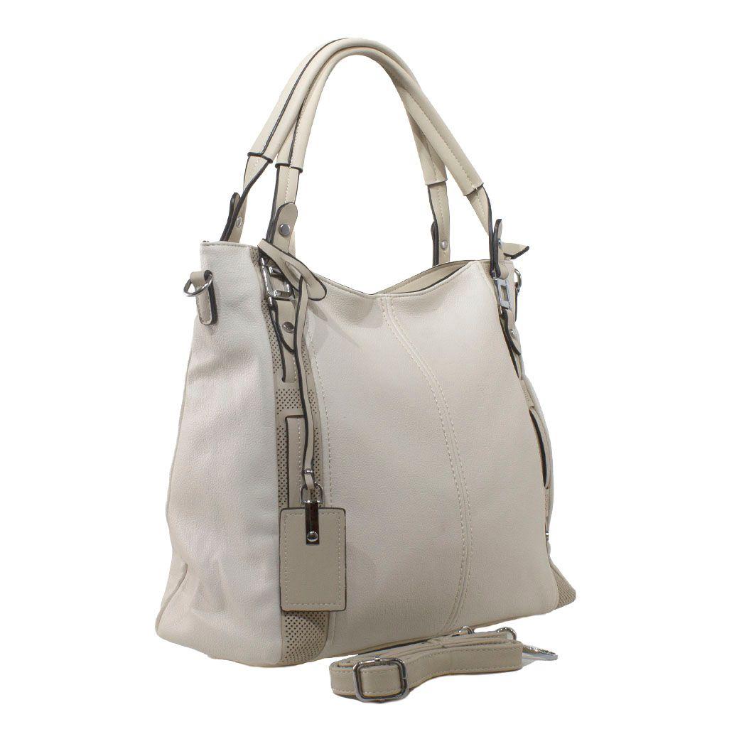 Cartera C/Correa Frontal Beige-1