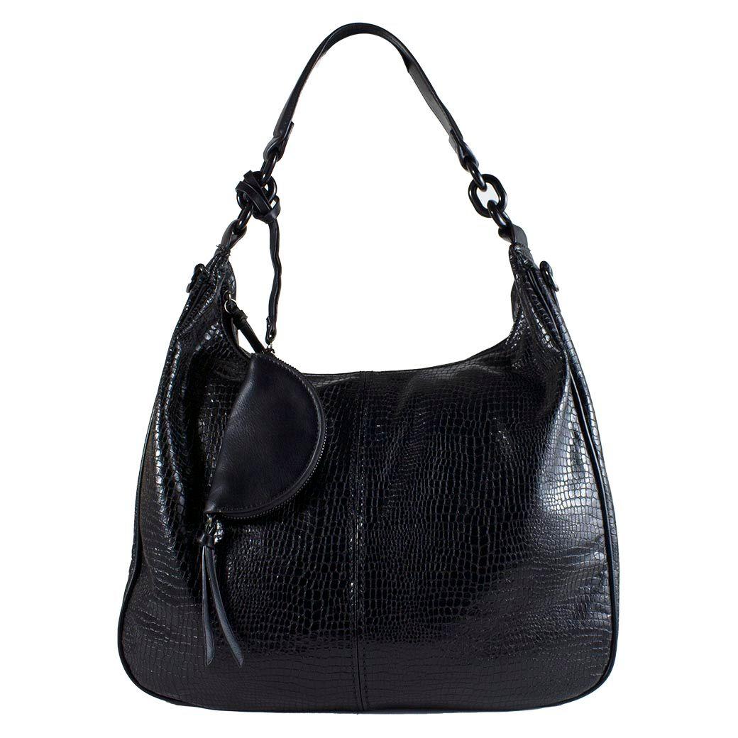 Cartera Argolla Manilla Negro-0