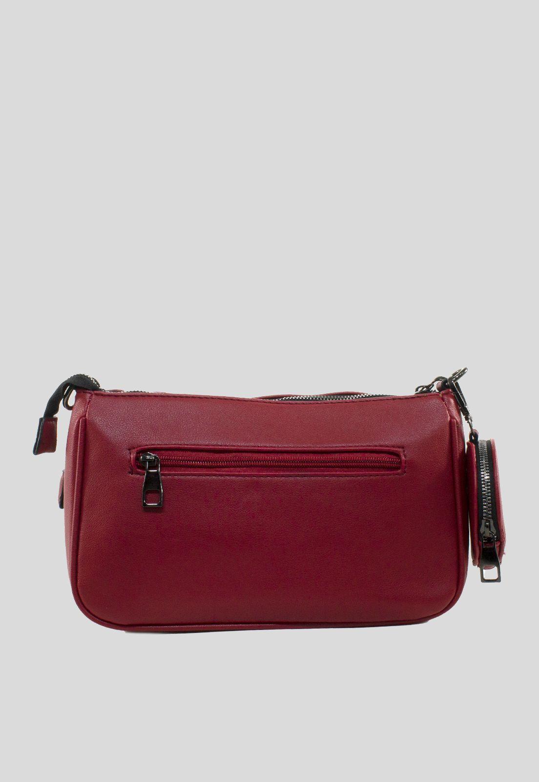 Bandolera Doble Cierre Rojo-2