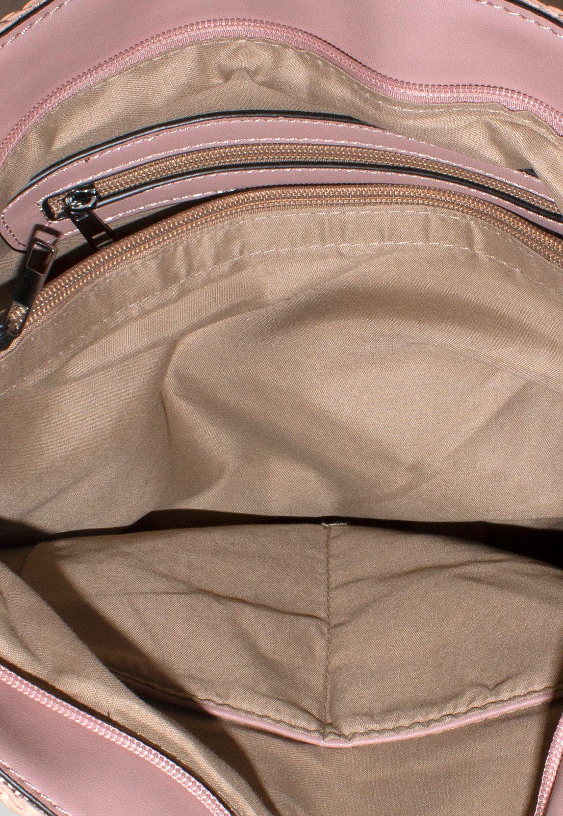 Cartera Franja Tejida Rosado-3