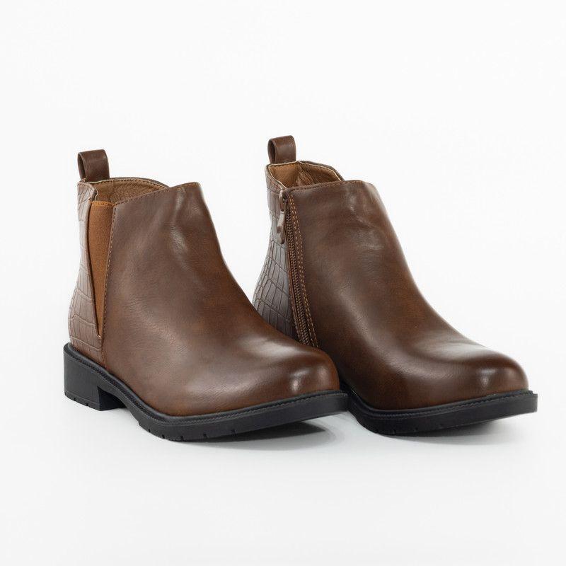 Botin Charol Tostado Mailea-3