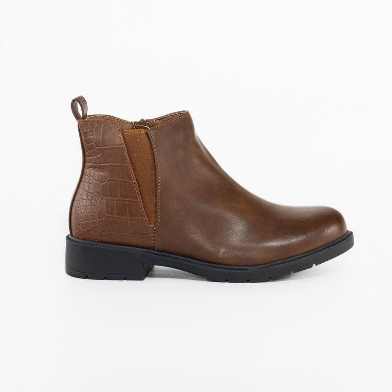 Botin c/3 materiales  Tostado-0