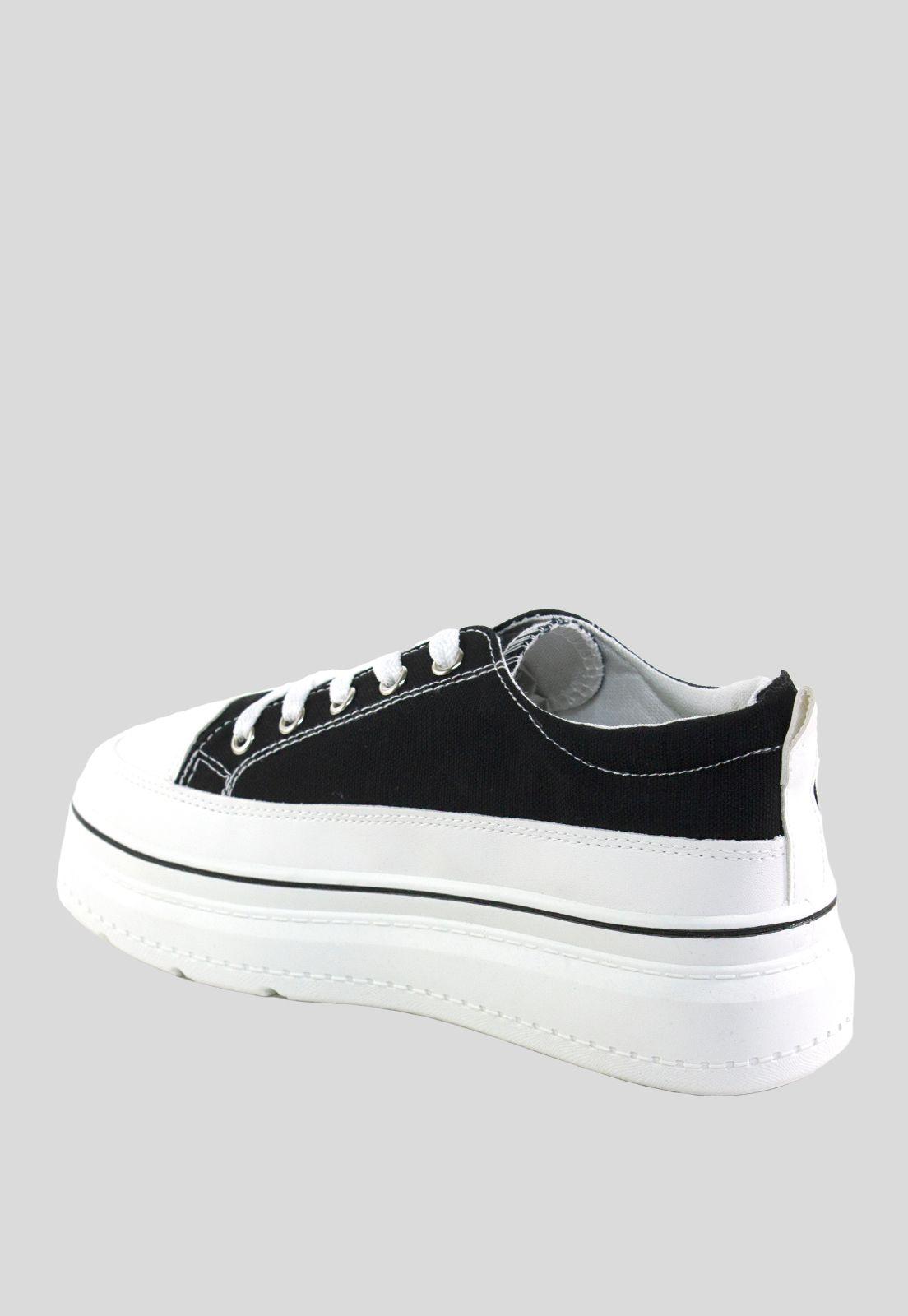 Zapatilla Plat. Lisa Lona Negro-2
