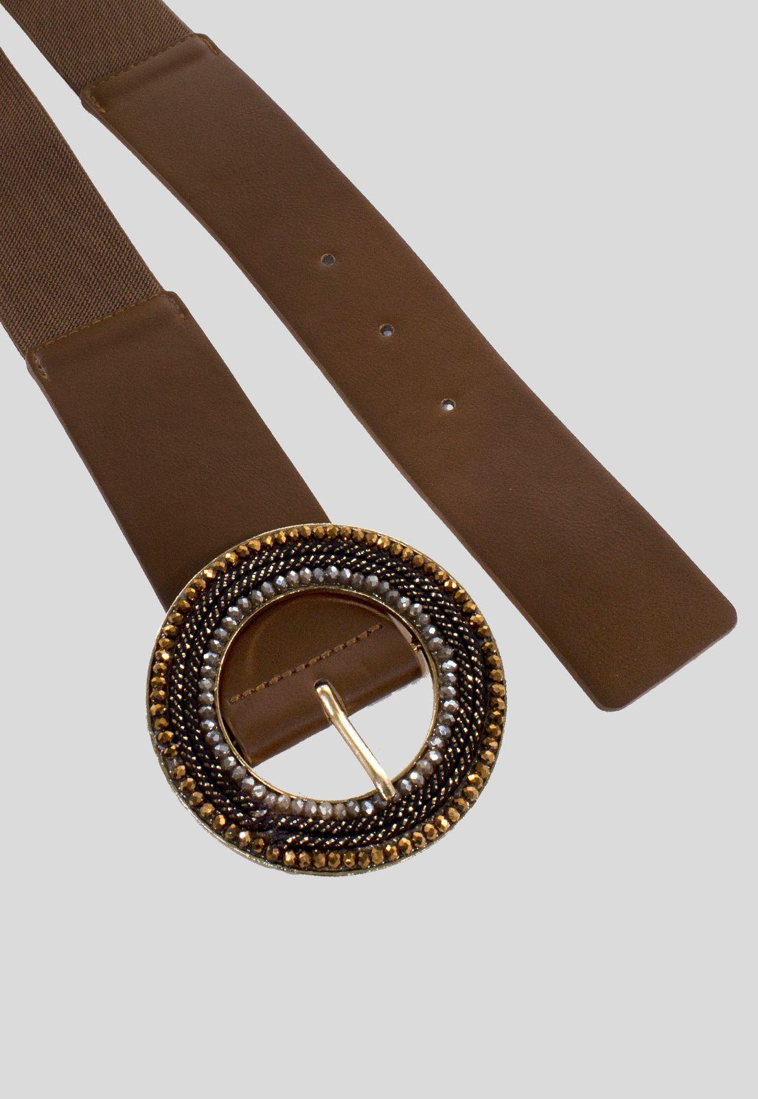 Cinturon elastico ancho heb. Taupe-2