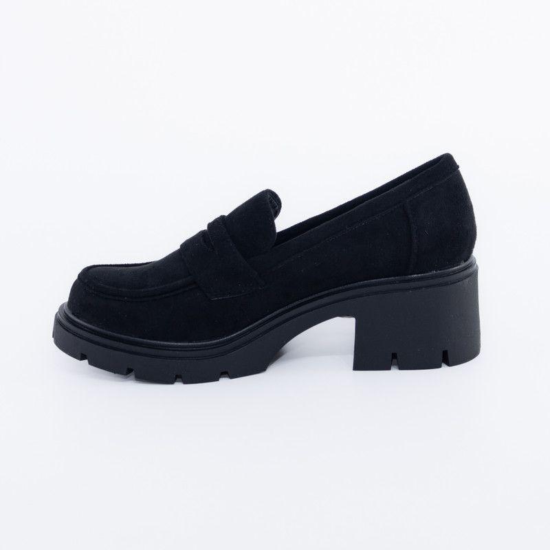 Zapato mocasin c/ plataforma Negro-1