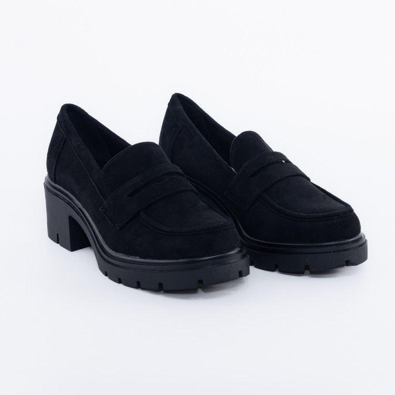 Zapato mocasin c/ plataforma Negro-2