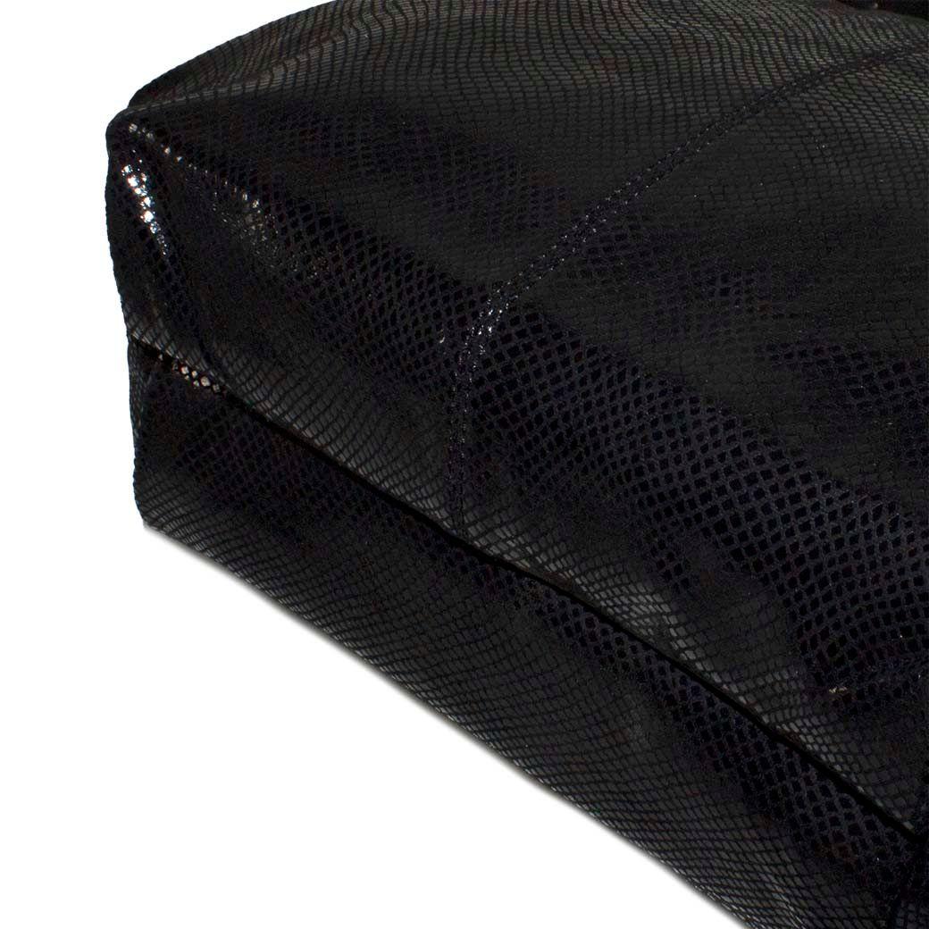 Cartera Grande Bote Piton Negro-4