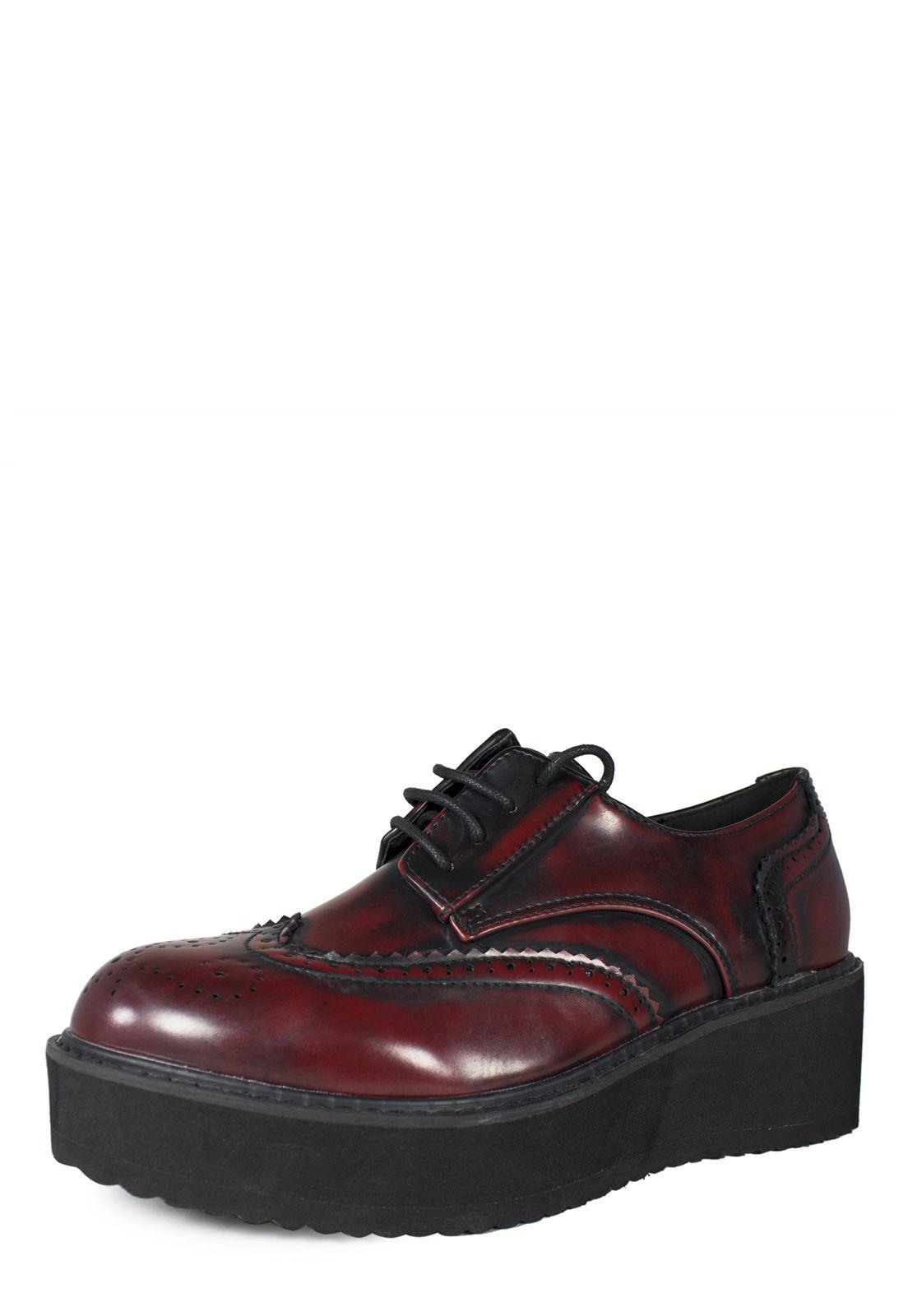 Zapato Inglés Burdeo-0