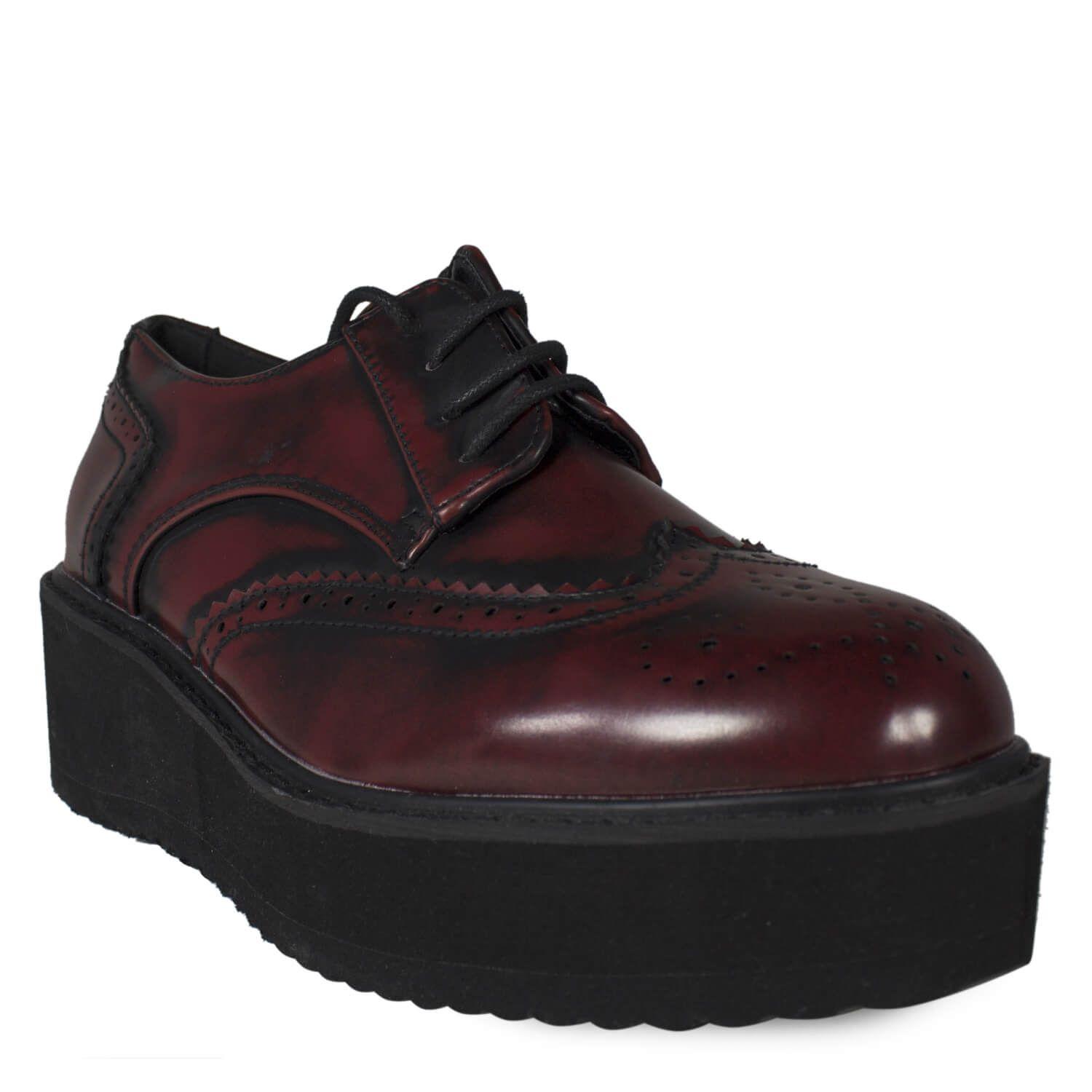 Zapato Inglés Burdeo-0