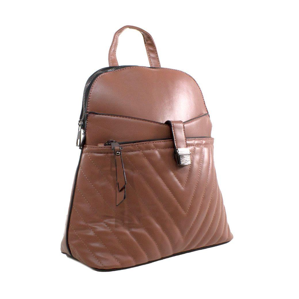 Mochila Bolsillo Acolchada Rosado-1