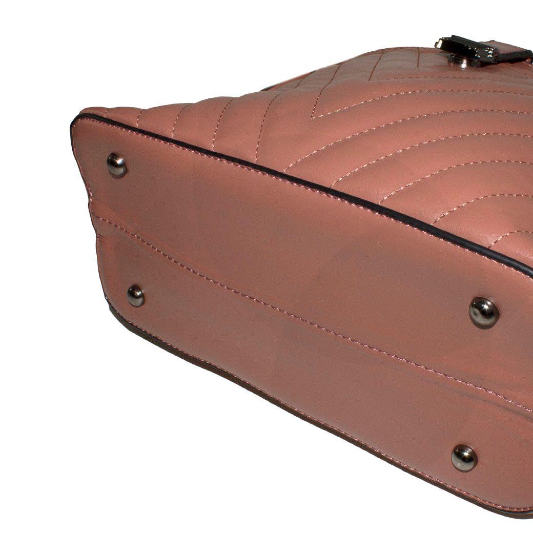 Mochila Bolsillo Acolchada Rosado-4