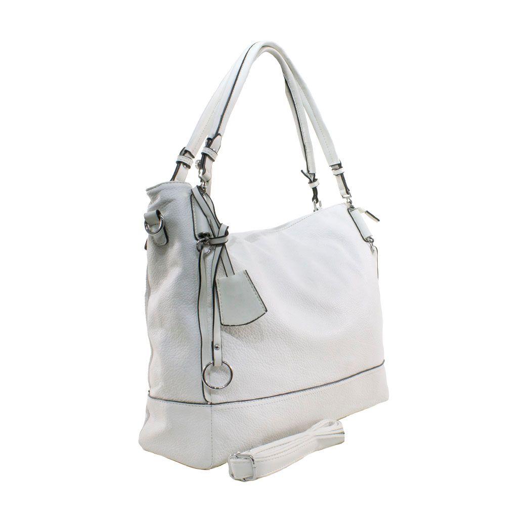 Cartera Con Tubo Forrado Blanco-1