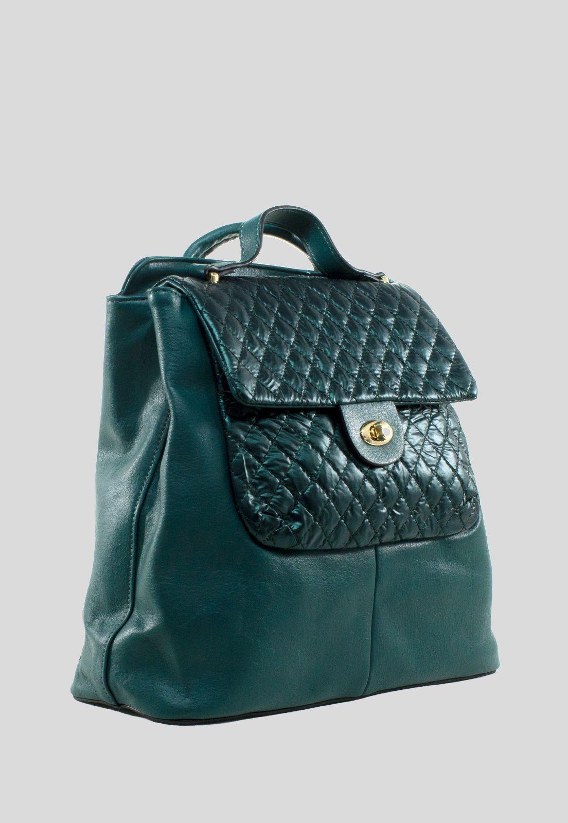 Mochila Grande acolchada Verde-1