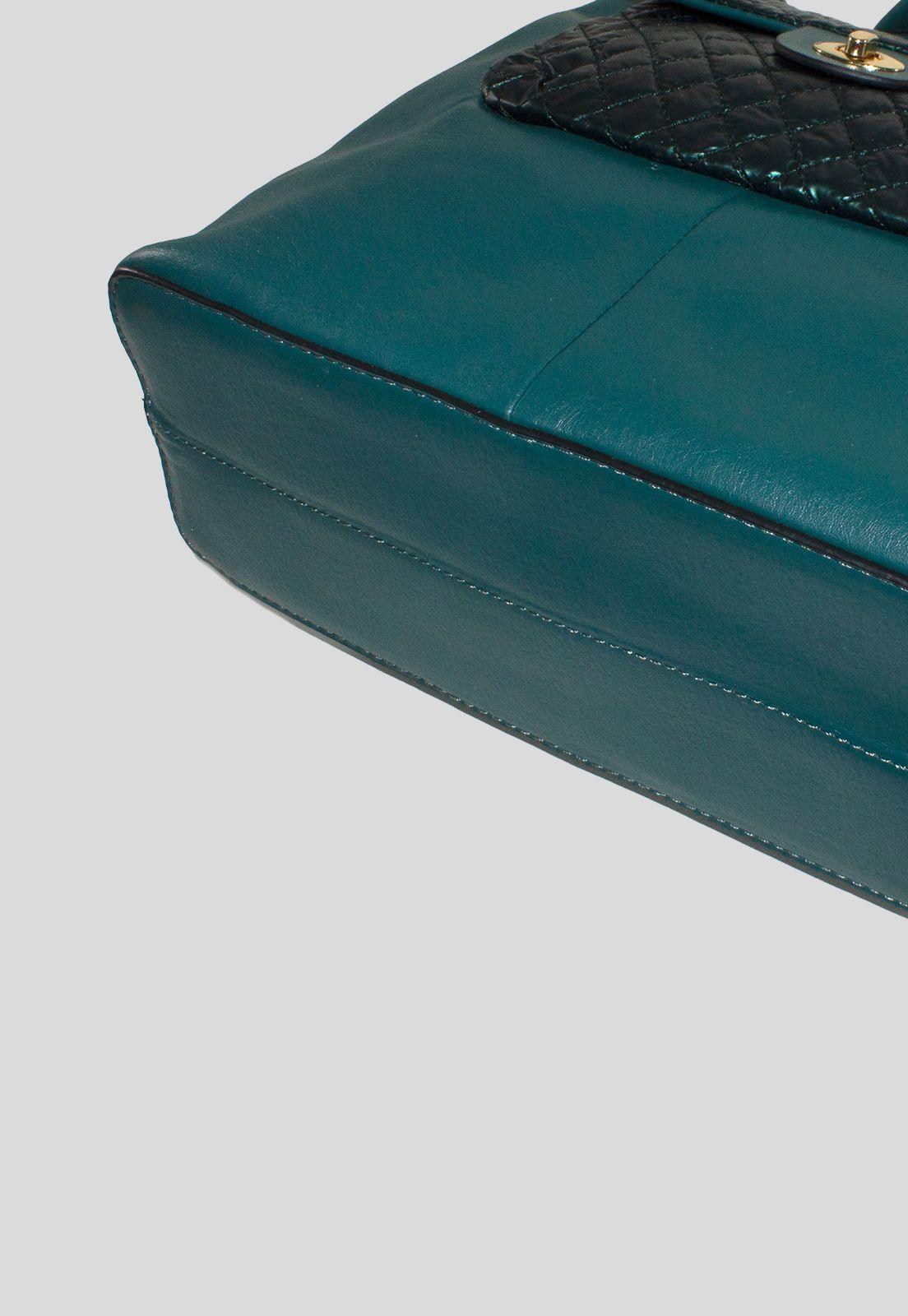 Mochila Grande acolchada Verde-4