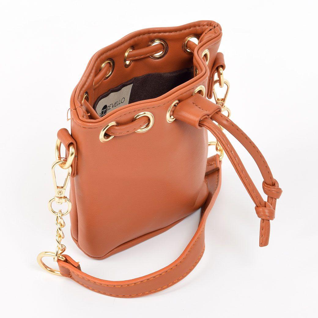 Mini Cartera Saco Tostado-1