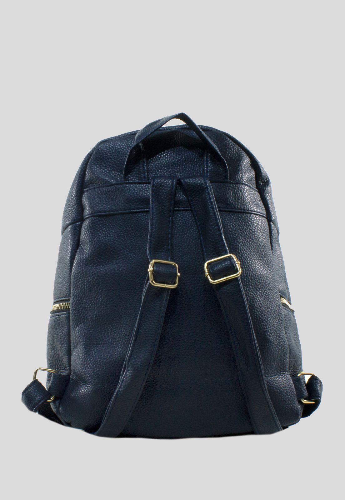 Mochila Bolsillo Rectangular Azul-2