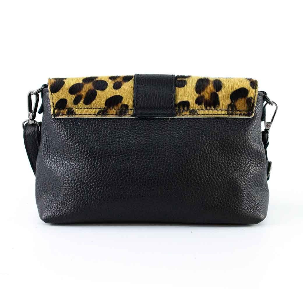 Cartera de Cuero Hebilla 672 Mujer Leopardo Mailea-2