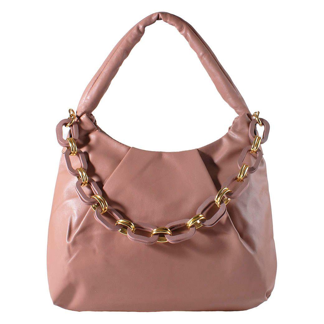 Cartera Cadena Frontal Rosado-0