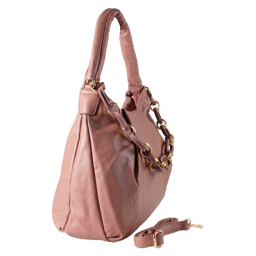 Cartera Cadena Frontal Rosado-1