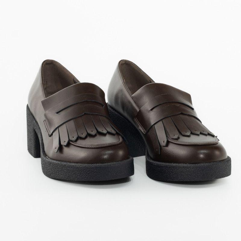 Zapato mocasin c/chasquilla Moro-3