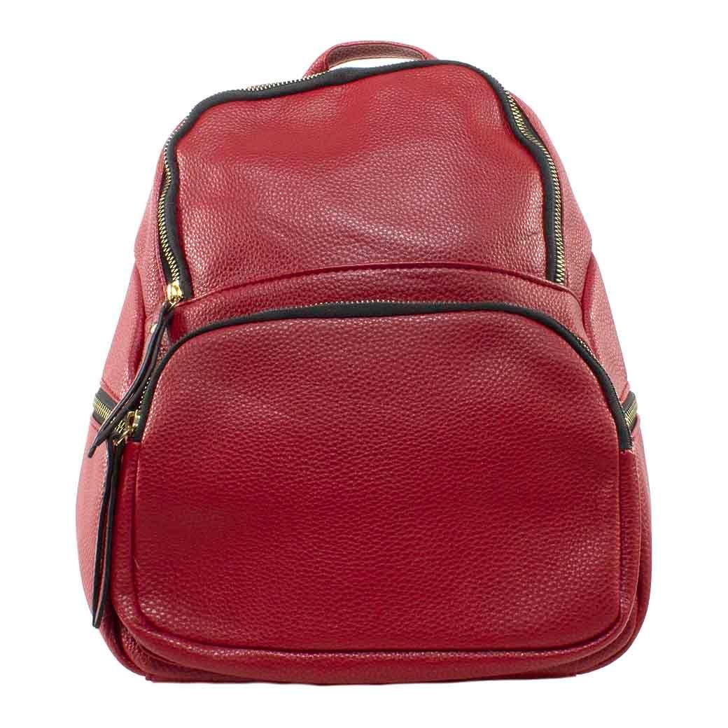 Mochila Bolsillo Rectangular Rojo-0
