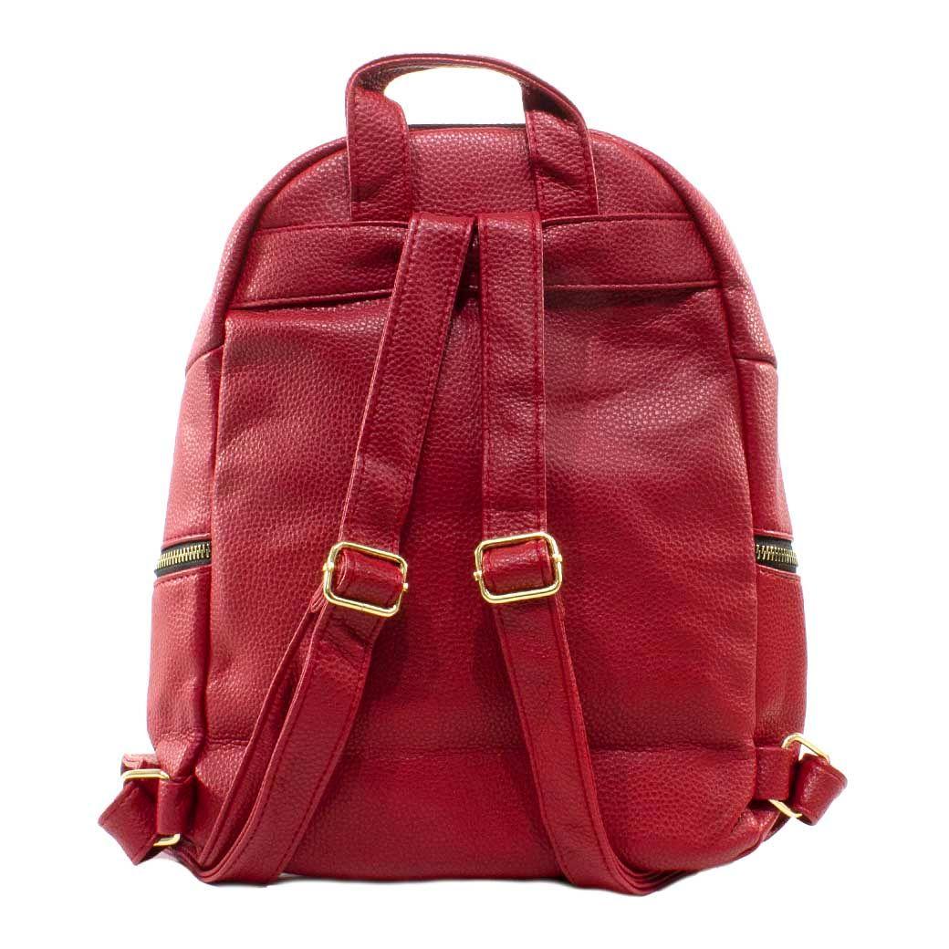 Mochila Bolsillo Rectangular Rojo-2