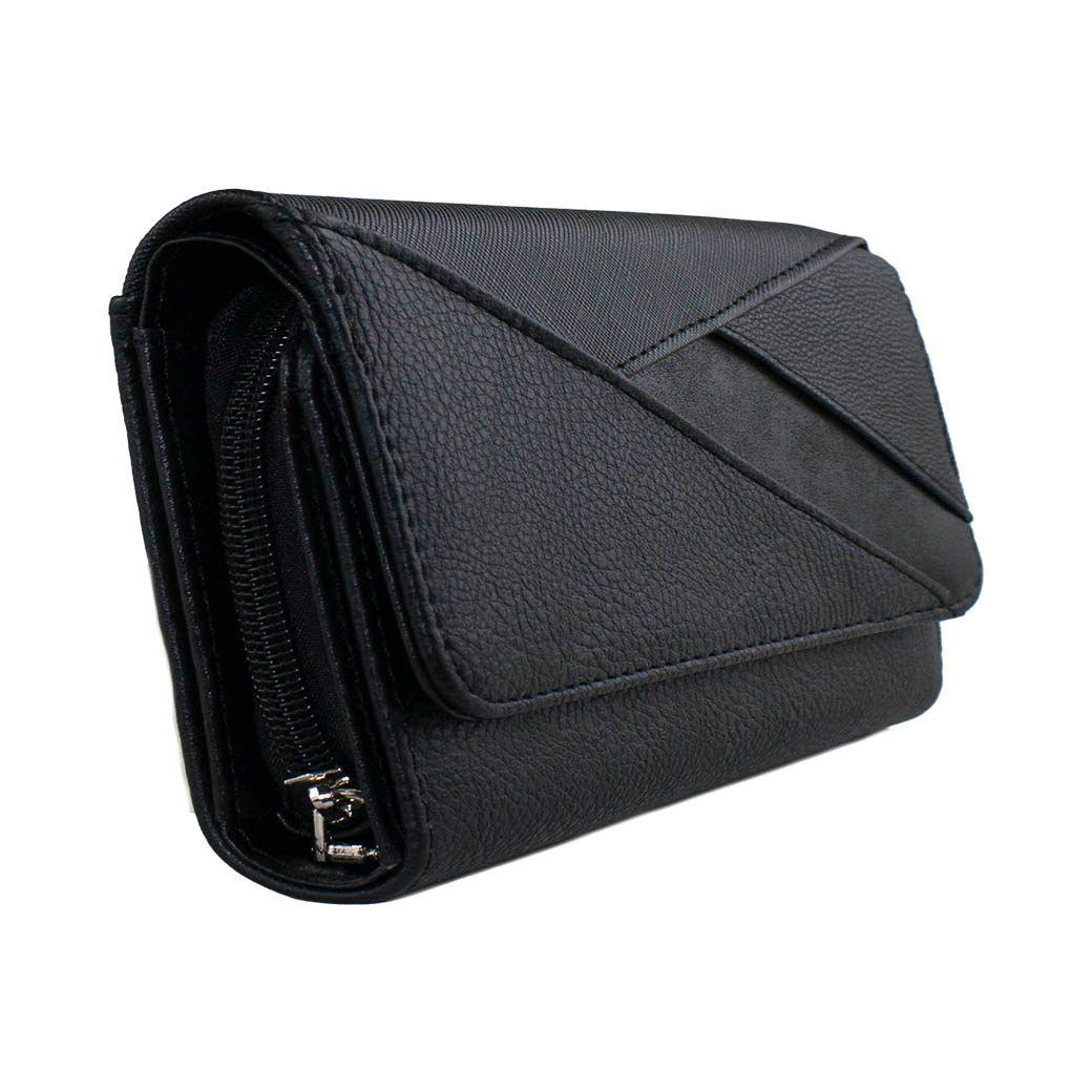 Billetera Patchwork Negro-1