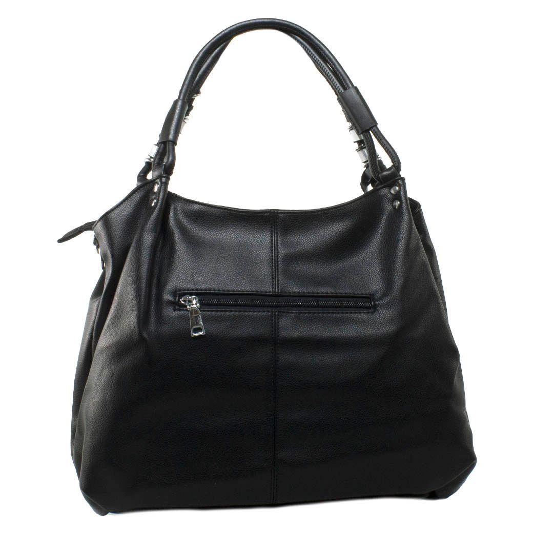 Cartera Con Tubos Manilla Negro-2