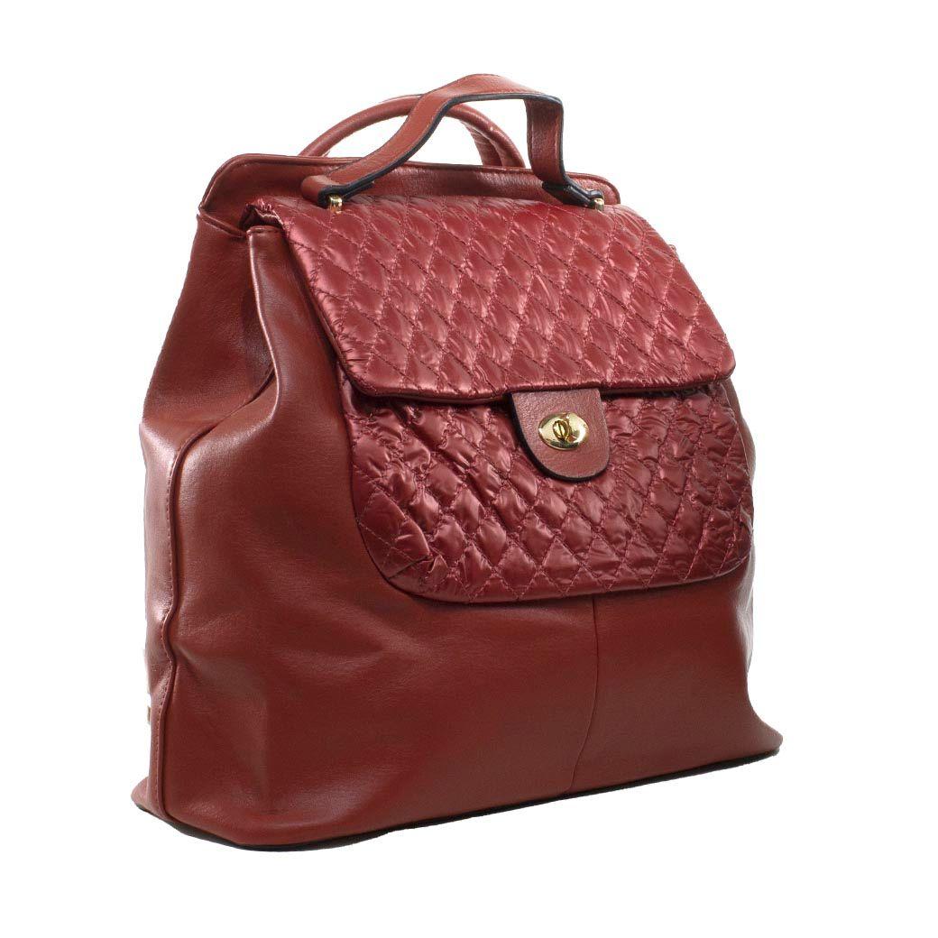 Mochila Grande acolchada Rojo-1