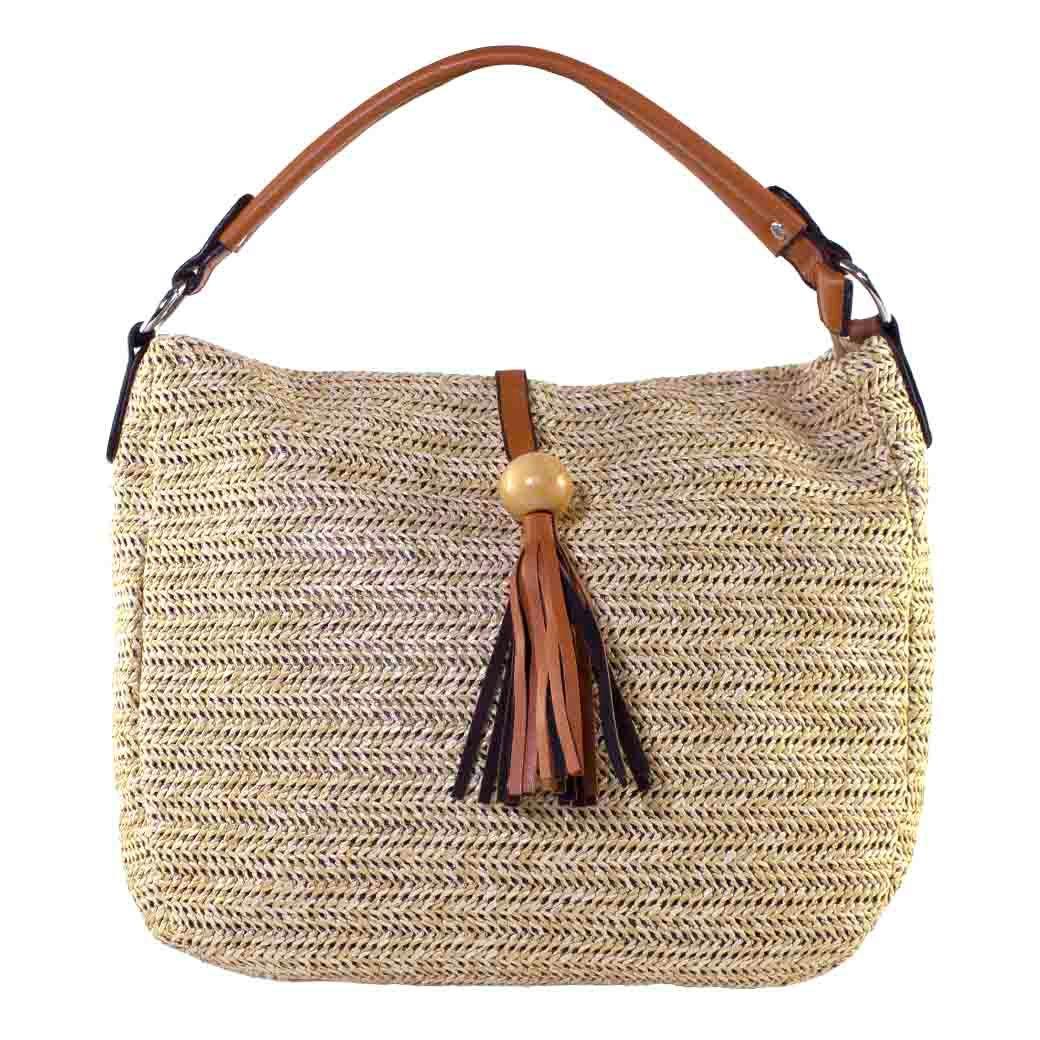 Cartera Rafia Casqueta Frontal Khaki-0