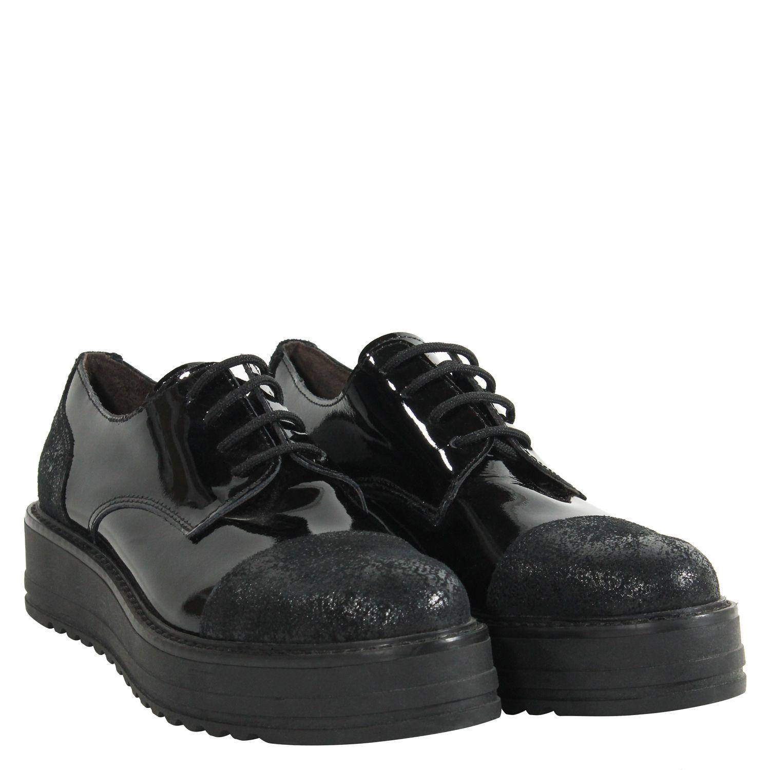 Zapato Punta Brillante Negro-3