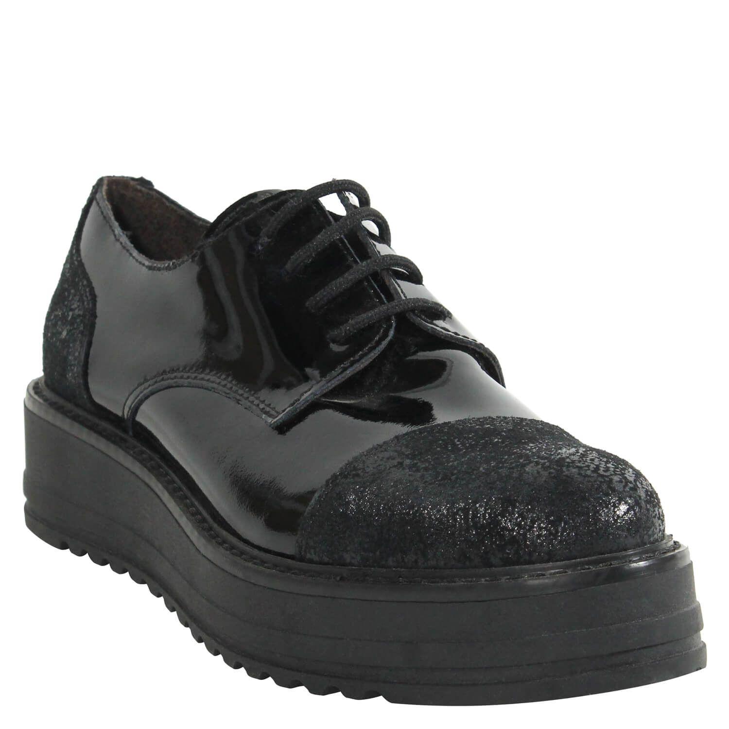 Zapato Punta Brillante Negro-0