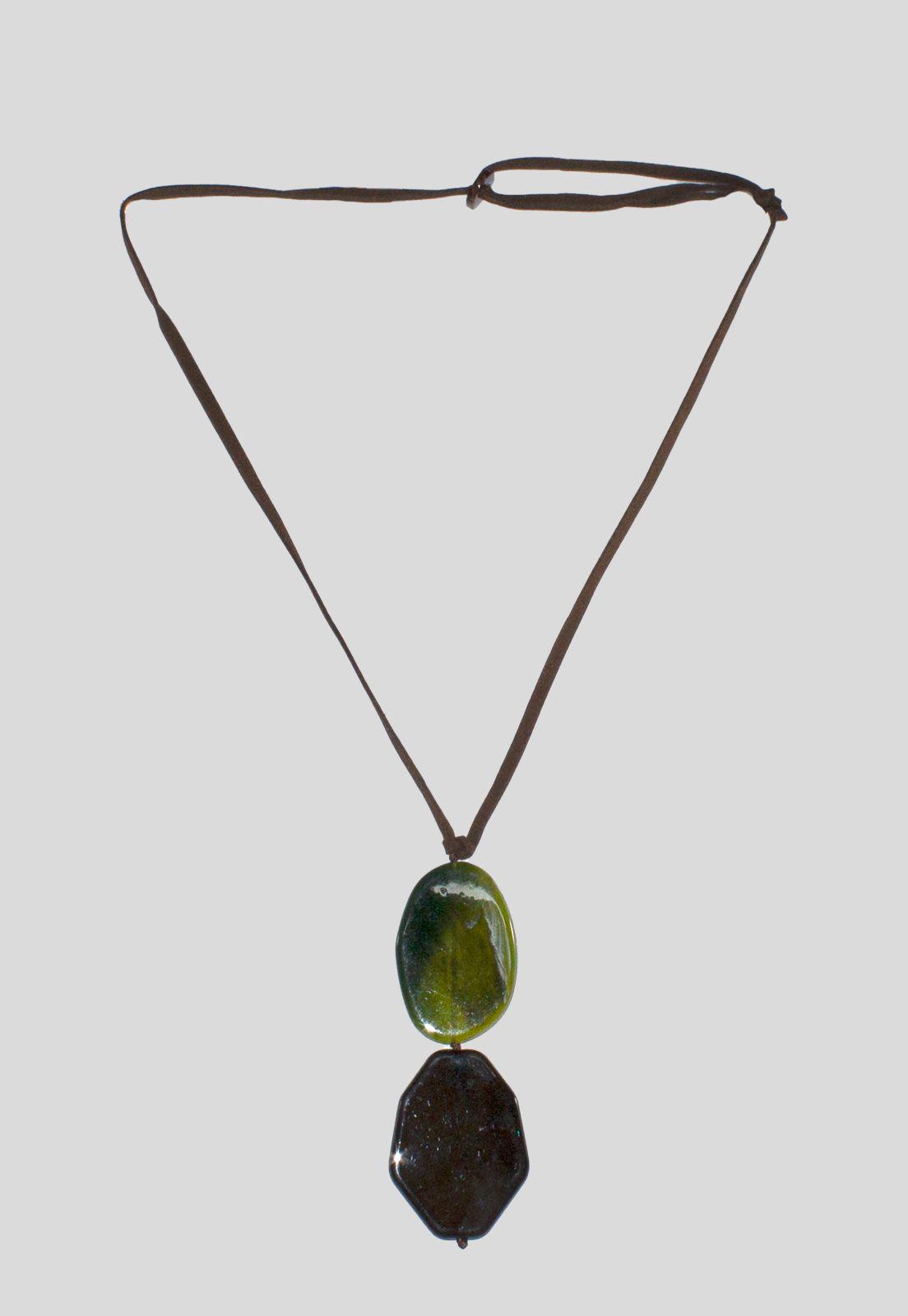 Collar placas irregulares Negro-0